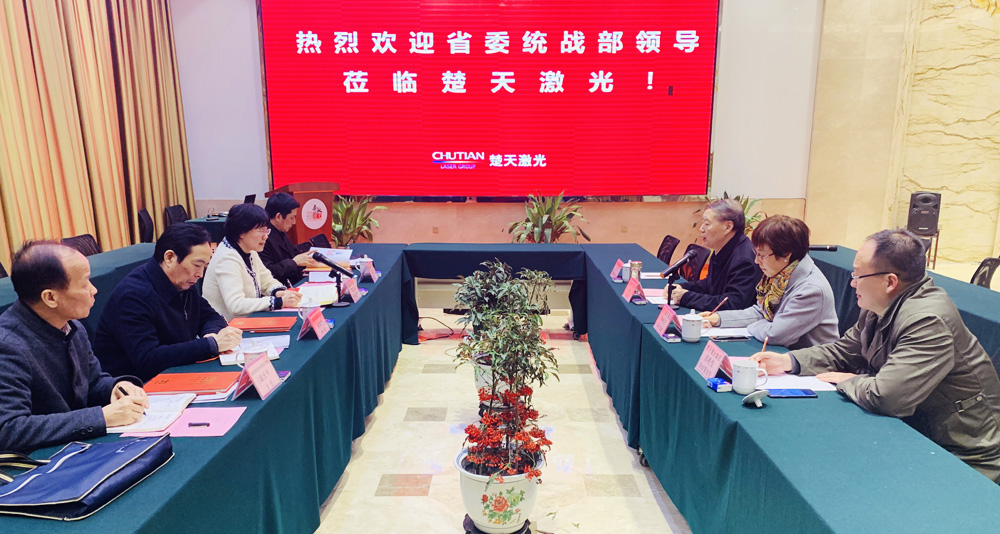 省委统战部李述永副部长一行莅临楚天激光集团调研